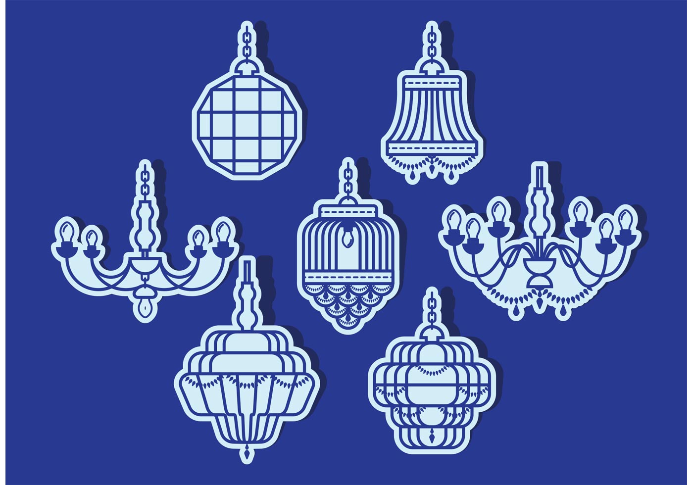 1400x980 Chandelier Free Vector Art