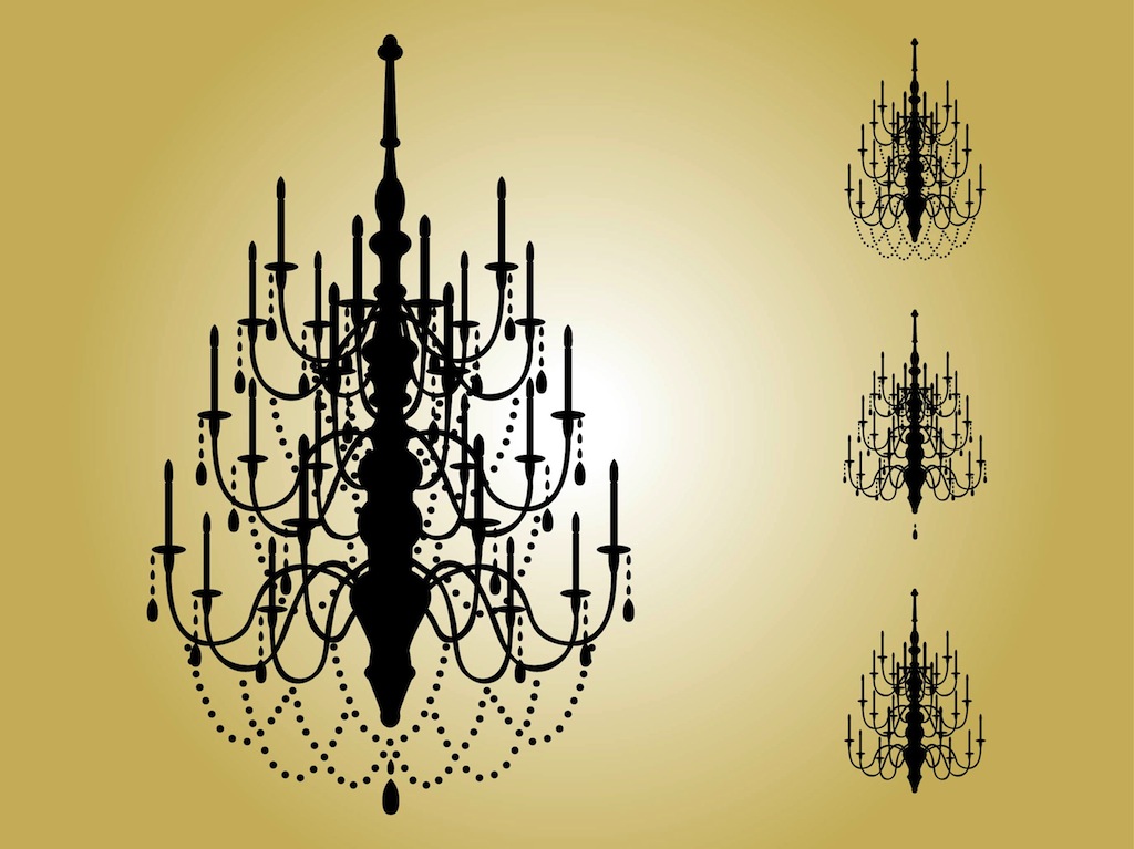 Chandeliers Vector Art Graphics 1024x767 Chandeliers Vector Art Graphics