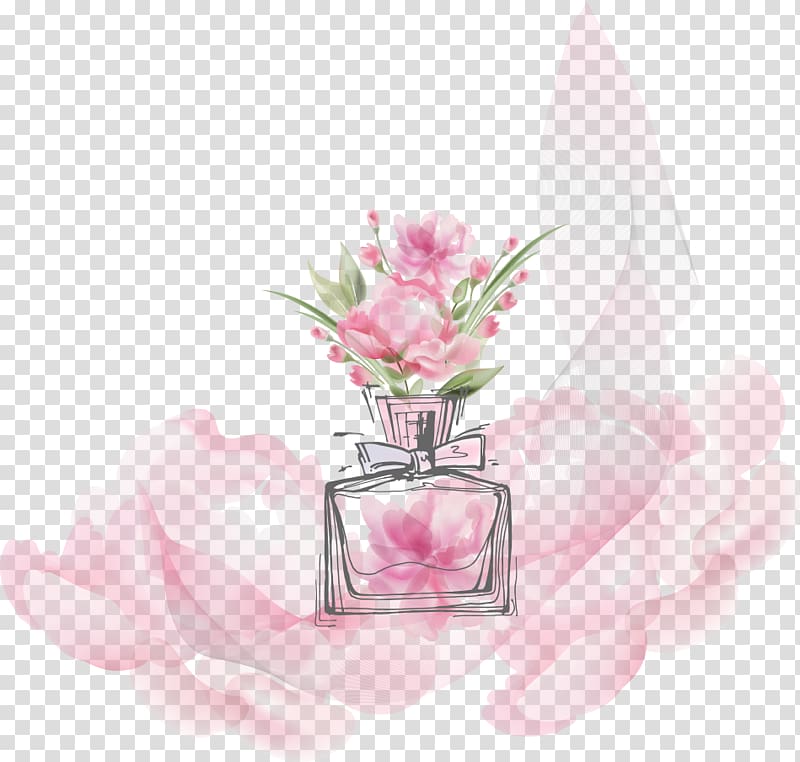 800x762 Pink Petaled Flower Illustration, Perfume Chanel Eau De Toilette