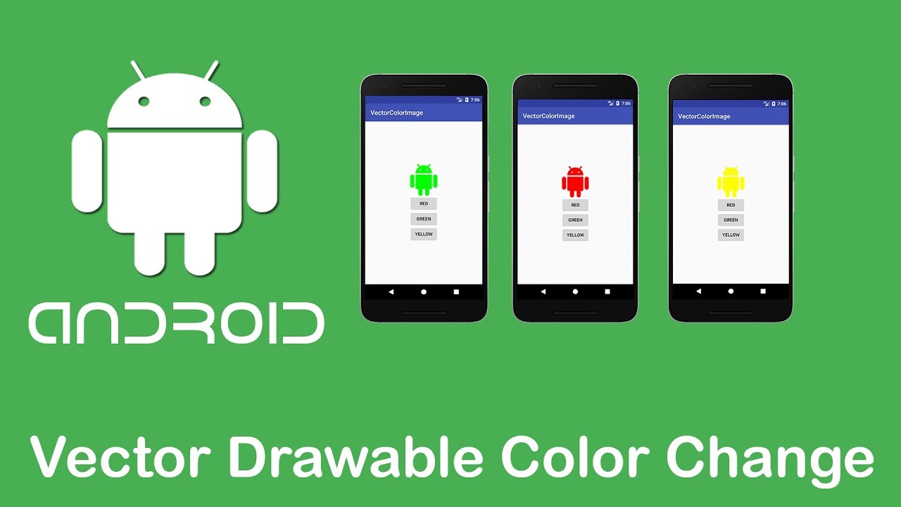 1280x720 Vector Drawable Color Change