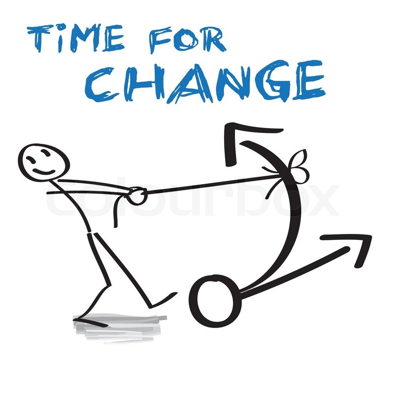 800x800 Time For Change Stock Vector Colourbox