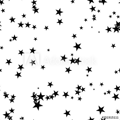 500x500 Seamless Abstract Background With Stars Infinity Messy Geometric