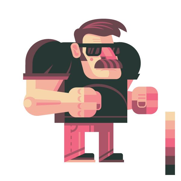 600x600 How To Design And Vector A Set Of Character Poses For A Video Game