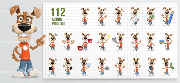 594x274 Cartoon Characters Mascots, Illustrations And Graphics, Business