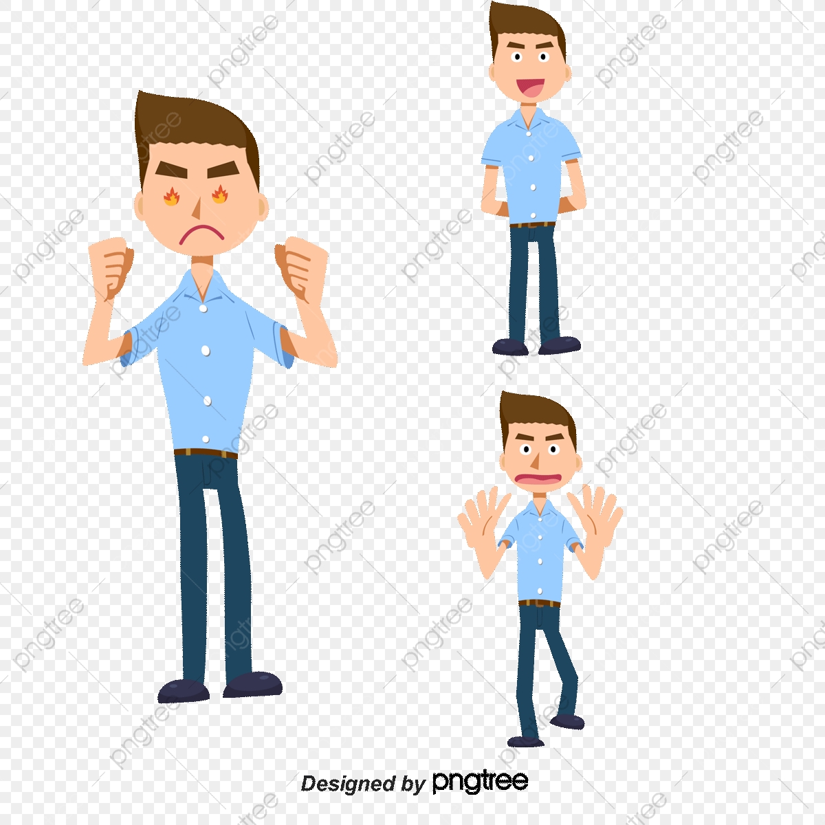 1200x1200 Angry Vector Character, Character Clipart, Business People