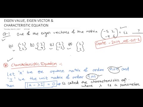 480x360 Eigen Value Eigen Vector Characteristic To Find