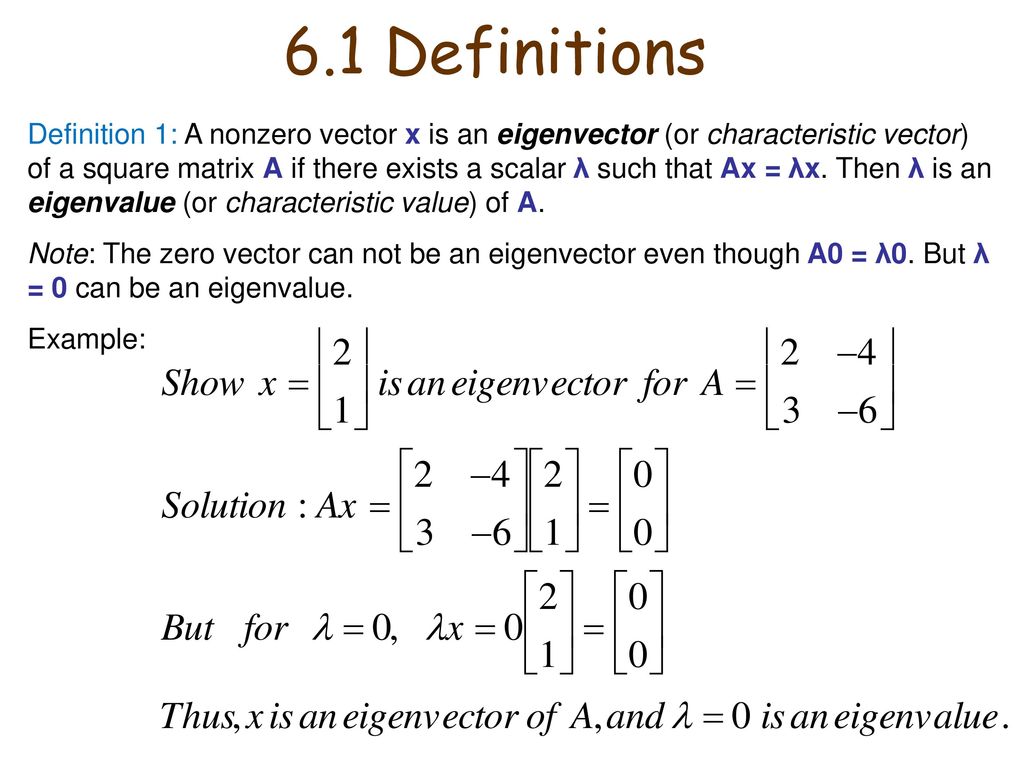 1024x768 Chapter Eigenvalues And Eigenvectors