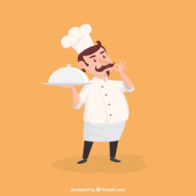 626x626 Characteristic Chef Ready To Serve Vector Free Download