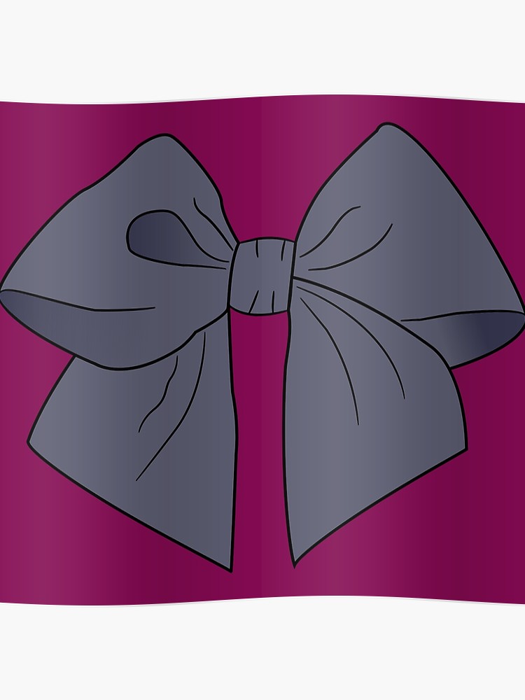 750x1000 Charcoal Vector Bow Poster