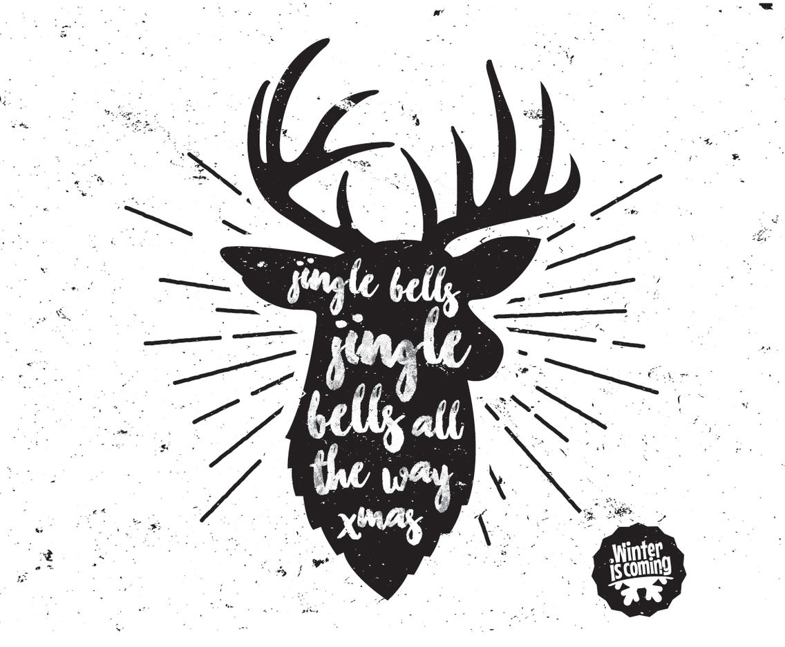 1136x936 Reindeer Charcoal Vector Vector Art Graphics