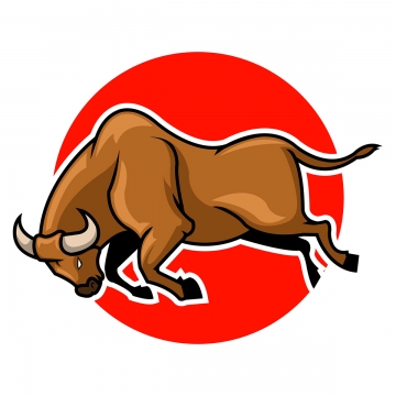 360x360 Charging Bull Png, Vector, And Clipart With Transparent