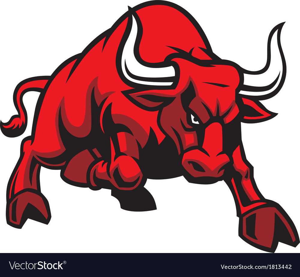 1000x924 Charging Bull Royalty Free Vector Image Vectorstock, Wall Street