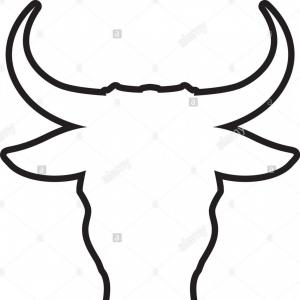 300x300 Stock Illustration Charging Bull Vector Red Mascot Image Studiogrfx