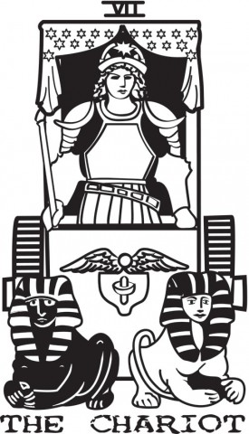 275x480 The Chariot Tarot Card Vector Free Vector Graphics