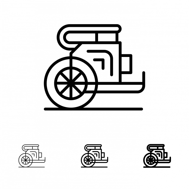 640x640 Chariot Horses Old Prince Greece Bold And Thin Black Line Ic