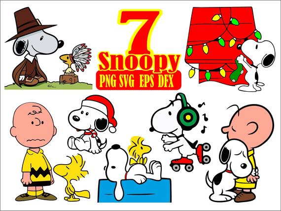 570x428 Snoopy Vector Decal Charlie Brown For Cricut Peanuts Etsy