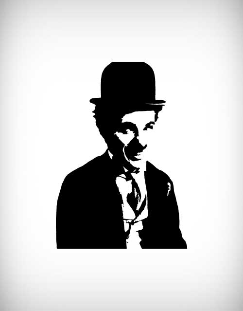 Charlie Chaplin Vector 500x639 Charlie Chaplin Vector