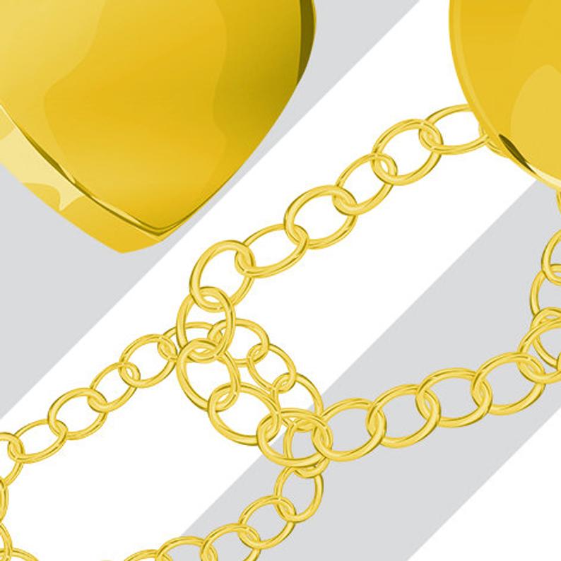 794x794 Commercial Use Instant Download Shiny Metal Charm Bracelet Etsy