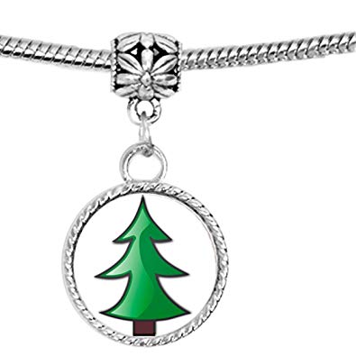 395x395 Simple Vector Illustration Of A Pine Tree Charm Bracelet Amazon