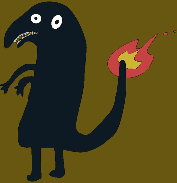 580x600 Shitty Charmander Free Vector In Open Office Drawing