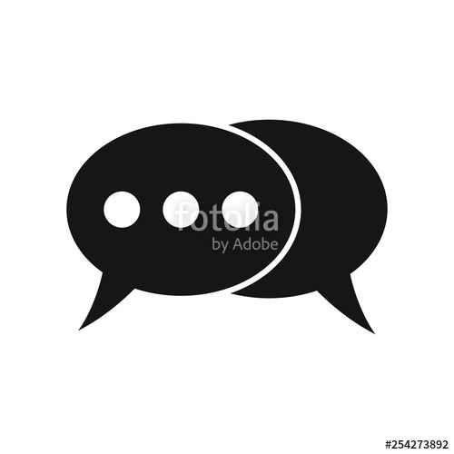 500x500 Speech Bubble, Speech Balloon, Chat Bubble Vector Icon For Apps