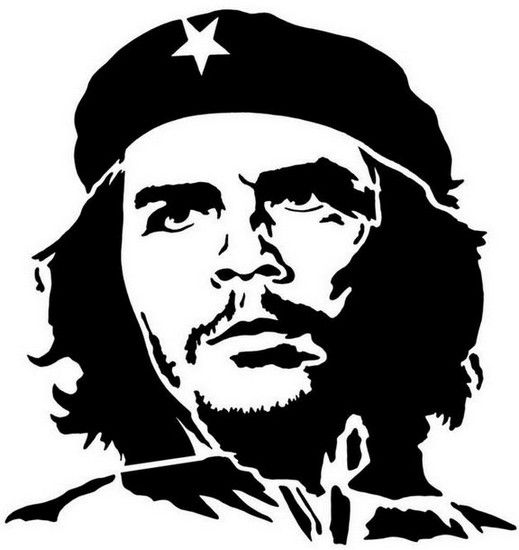 519x550 Che Guevara Silhouette Graphic Design Vector