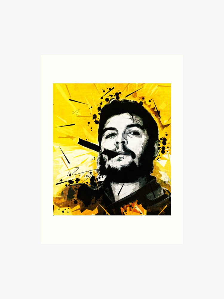 750x1000 Che Guevara Vector Art Art Print