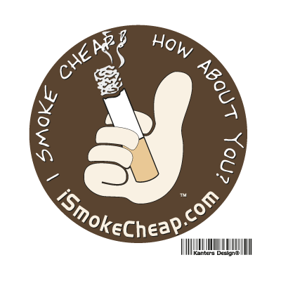 400x400 I Smoke Cheap Vector Logo