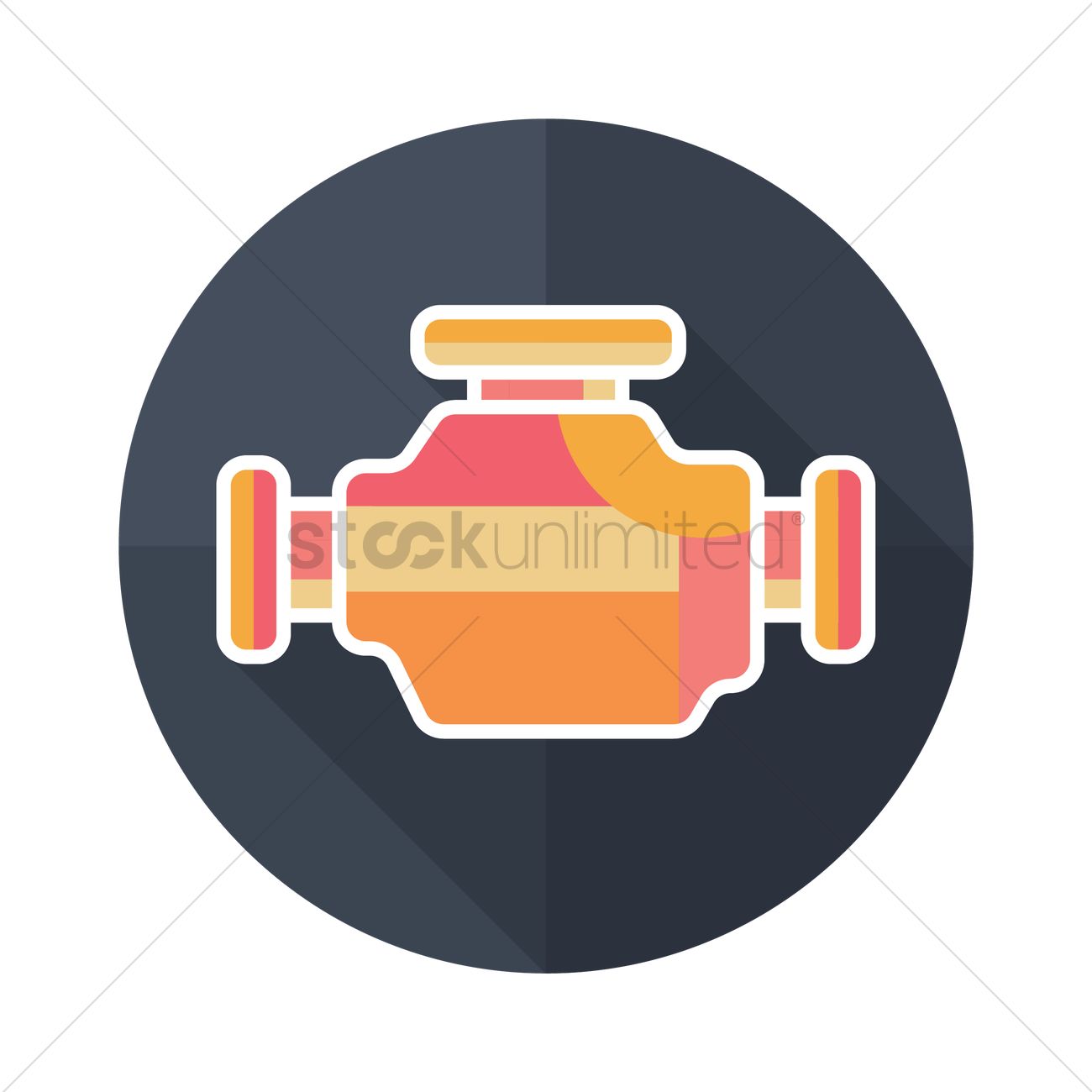 1300x1300 Check Engine Indicator Vector Image