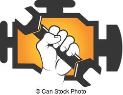 251x194 Fun Mechanic Check Engine Repair Car Pop Art Retro Style