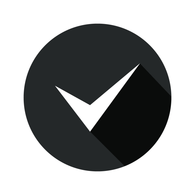 640x640 Check Icon, Illustration, Check Box, True Png And Vector