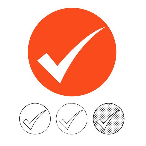490x490 Check Mark Icon Vector