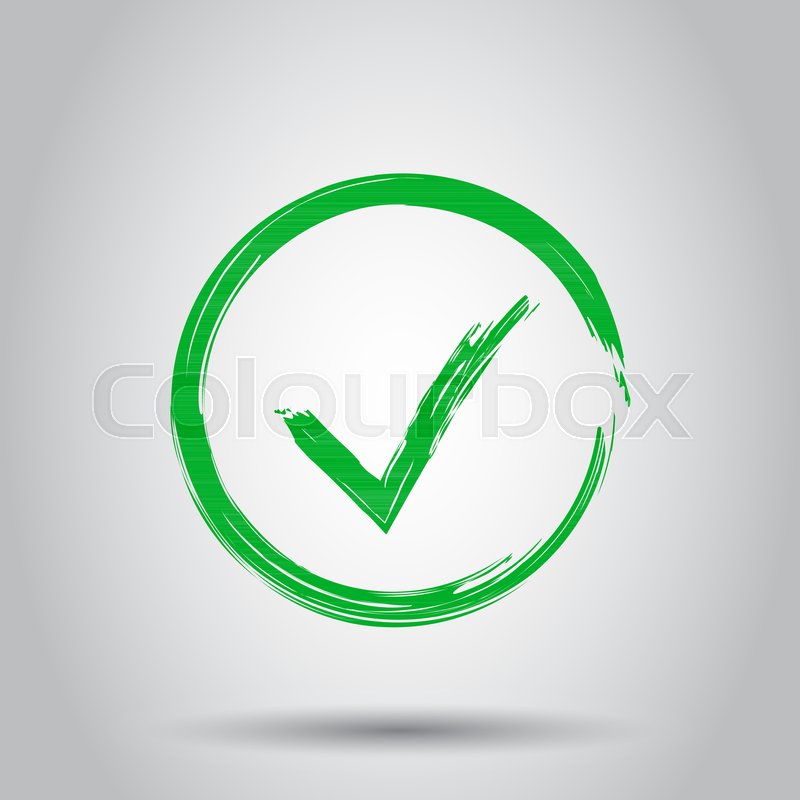 800x800 Check Marks Ok, Accept Icon Business Stock Vector Colourbox