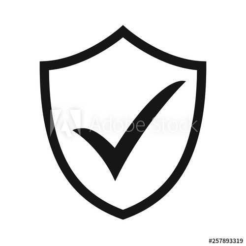 500x500 Shield With Checkmark Symbol For Download Tick Shield Security