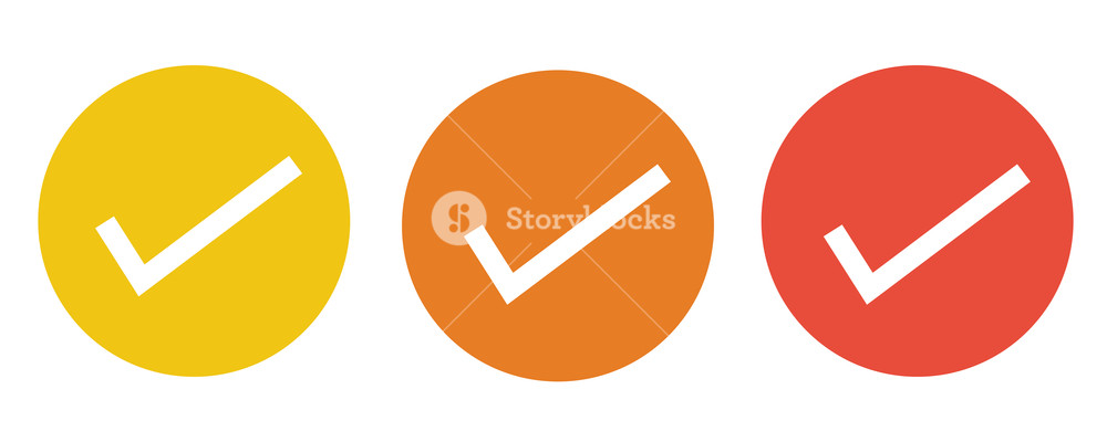 1000x400 Check Mark Vector Icon Royalty Free Stock Image