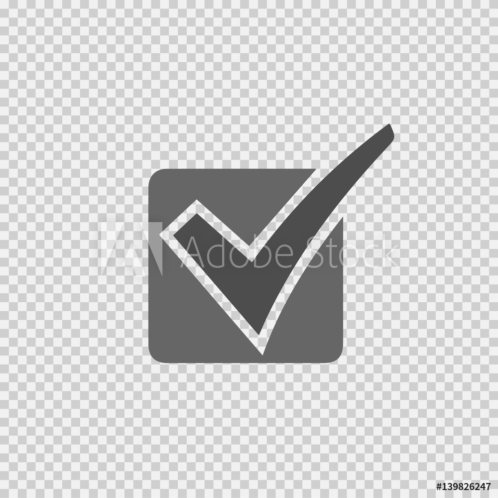 Photo Art Print Check Mark Vector Icon On Transparent 1000x1000 Photo Art Print Check Mark Vector Icon On Transparent