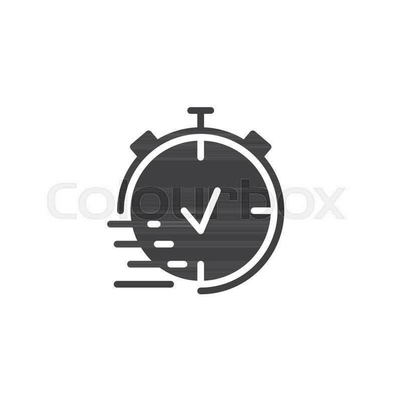 Stopwatch With Check Mark Vector Icon Stock Vector Colourbox 800x800 Stopwatch With Check Mark Vector Icon Stock Vector Colourbox