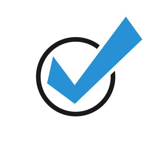 Check Mark Vector Icon 490x490 Check Mark Vector Icon