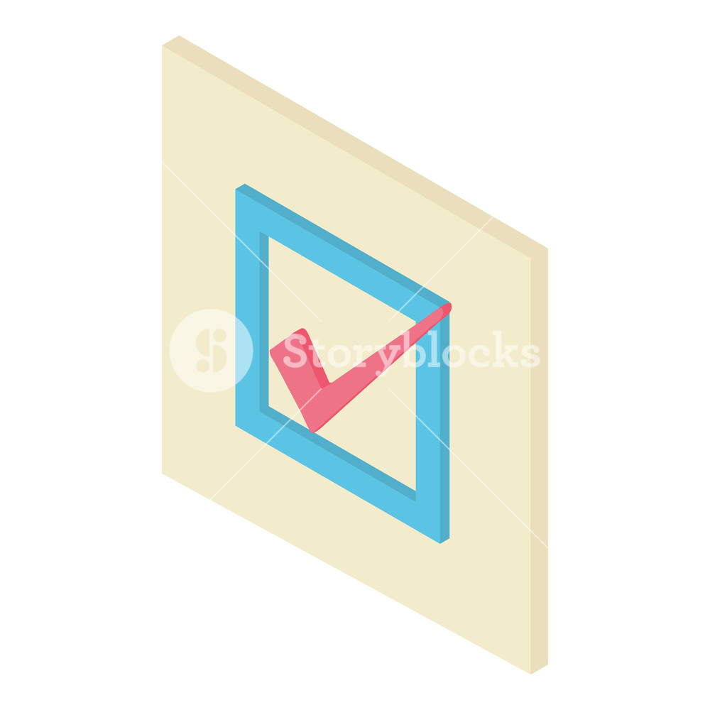 Check Mark Icon Isometric Illustration Of Check Mark Vector Icon 1000x1000 Check Mark Icon Isometric Illustration Of Check Mark Vector Icon