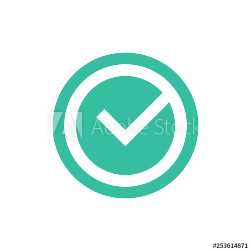 Check Mark Vector Icon, Approved Ok Symbol Green Tick Checkbox 500x500 Check Mark Vector Icon, Approved Ok Symbol Green Tick Checkbox