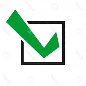 300x300 Photostock Vector Check Mark Vector Icon Cultracing