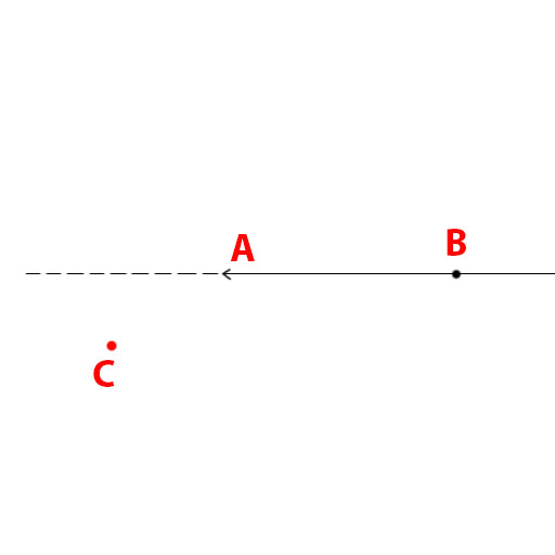 512x512 Check If A Point Is On The Right Or Left Of A Vector