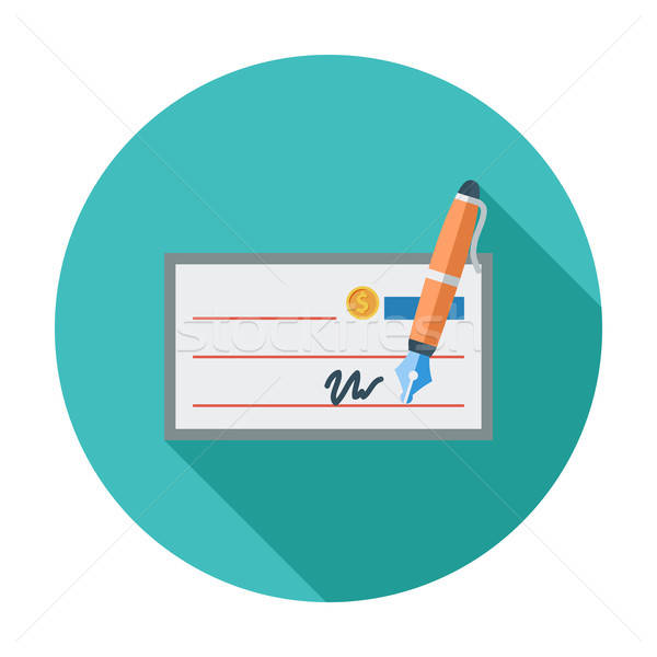 600x600 Bank Check Vector Illustration Oleksii Afanasiev