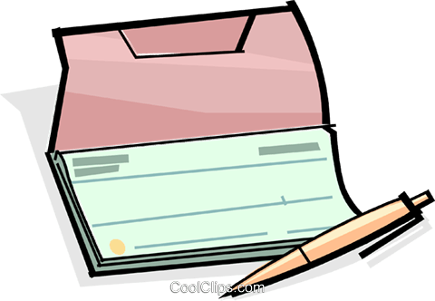 Checkbook With Pen Royalty Free Vector Clip Art Illustration 480x332 Checkbook With Pen Royalty Free Vector Clip Art Illustration