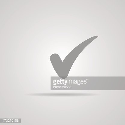 416x416 Check Mark Sign Checkbox Vector Premium Clipart