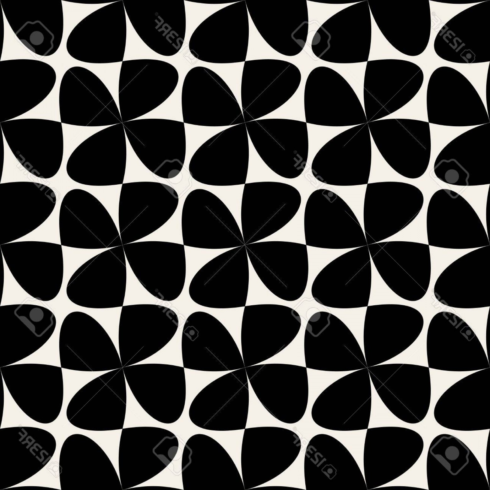 Photostock Vector Seamless Black White Geometric Swirl Cross 1560x1560 Photostock Vector Seamless Black White Geometric Swirl Cross