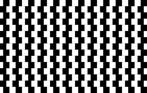 500x318 Black And White Checkerboard Illusion Vector Image