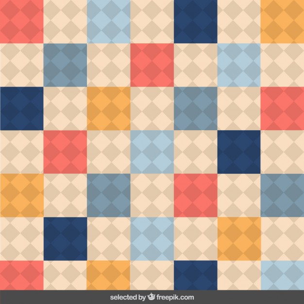 626x626 Cute Checkered Background Vector Free Download