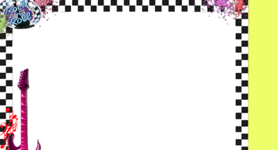 400x216 Free Checkered Border Vector Graphic
