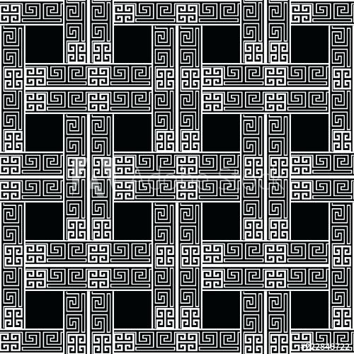 500x500 Key Crewel Pillow Cover Kidney Pattern Template Greek D Vintage